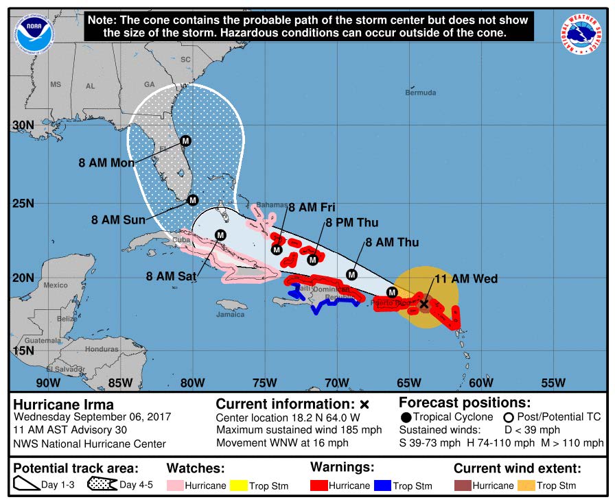 Hurricane Irma Threatens Haiti